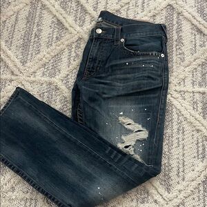 True Religion Dark Blue Relaxed Jeans